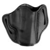 Picture of Uncle Mike's Uncle Mikes Outside Waistband Leather Holster - Size 2 - Fits Most Medium/Large Frame Autos (1911 3" with Rail - Glock 17/19/26 - M&P 9/Shield) - Right Hand - Black UM-OWB-2-MBL-R