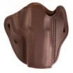 Picture of Uncle Mike's Uncle Mikes Outside Waistband Leather Holster - Size 4 - Fits Most Large Frame Autos (Beretta 92 - CZ 75 - FN 509 - HK VP9 - Sig 220/226 - Springfield XDM) - Right Hand - Brown UM-OWB-4-BRW-R