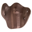 Picture of Uncle Mike's Uncle Mikes Outside Waistband Leather Holster - Size 4 - Fits Most Large Frame Autos (Beretta 92 - CZ 75 - FN 509 - HK VP9 - Sig 220/226 - Springfield XDM) - Right Hand - Brown UM-OWB-4-BRW-R