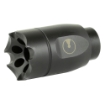 Picture of Ultradyne USA ATHENA Linear Compensator - 762NATO/308 Winchester - Fits AR-10s with 5/8X24 Threads - Black - 4.6 oz. - 416 Stainless Steel - Includes Shrouded Timing Nut UD10690