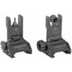 Picture of Ultradyne USA C2 Folding Front and Rear Sight Combo - Blade - Black UD11121