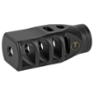 Picture of Ultradyne USA Pegasus Compensator Muzzle Brake with Timing Nut AR-10 6.5 - 5/8"-24 Thread - 1.360 Outside Diameter - Steel Nitride Finish UD10240