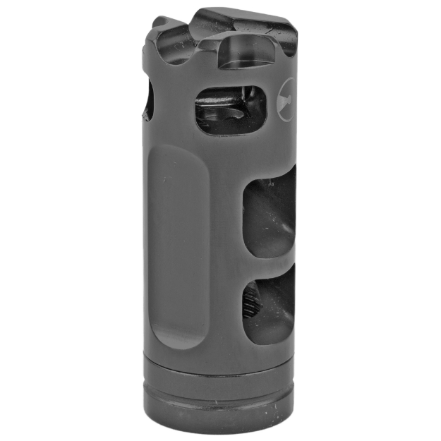 Picture of Ultradyne USA Pulse Compensator Muzzle Brake with Timing Nut - AR - 223/556 - 1/2"-28 Thread - .750" Outside Diameter - 416 SS - Black Nitride Finish UD11160