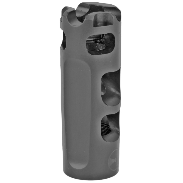 Picture of Ultradyne USA Vostok Compensator Muzzle Brake - AK - 7.62x39 - M14x1 LH Thread - .750" Outside Diameter - 416 SS - Black Nitride Finish UD10870