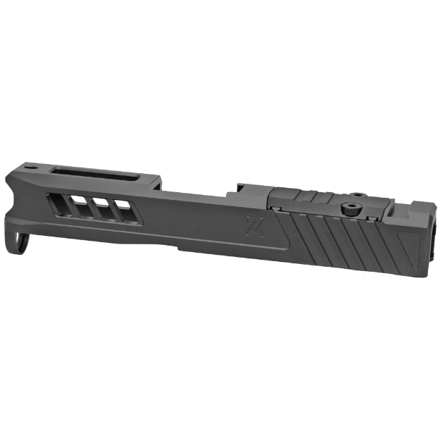 Picture of True Precision Axiom Slide - Black DLC - RMS Optic Cut & Cover Plate - Fits Glock 43/43X TP-G43S-BC-RMS