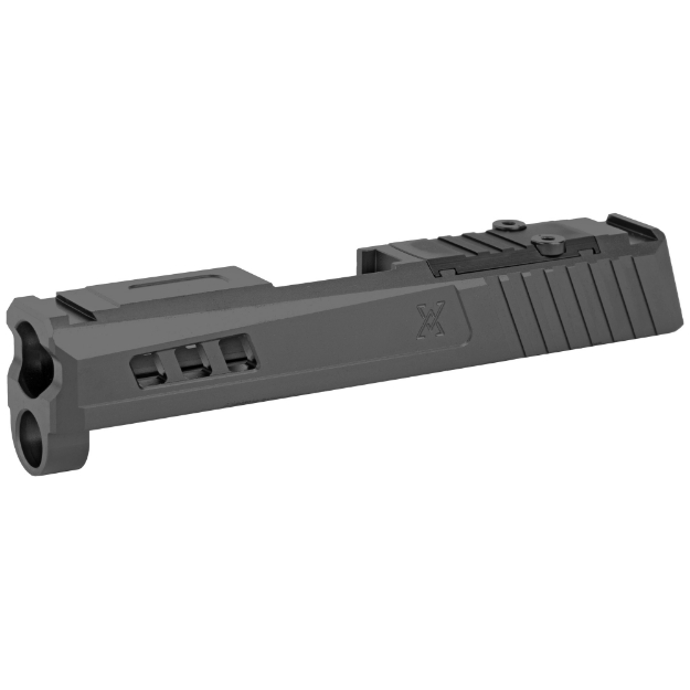 Picture of True Precision Axiom Slide - Black DLC - RMS Optic Cut & Cover Plate - Fits Sig P365 TP-P365S-BC-RMS