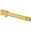 Picture of True Precision Barrel - 9MM - Gold - Thread Protector - Threaded - Fits Glock 17 - Titanium Nitride TP-G17B-XTG