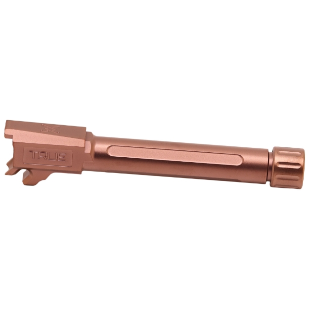 Picture of True Precision Threaded Barrel - 9MM - Fits Sig P365XL - Copper TiCN Finish - Includes Thread Protector TP-P365XLB-XTC