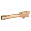 Picture of True Precision Threaded Barrel - 9MM - For Glock 43/43X - Copper TiCN Finish - Includes Thread Protector TP-G43B-XTC