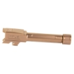 Picture of True Precision Threaded Barrel - 9MM - For Glock 43/43X - Copper TiCN Finish - Includes Thread Protector TP-G43B-XTC