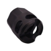 Picture of True Precision Y-Micro Comp - Compensator - 9MM - Fits 1/2-28 Threads - DLC Finish - Black TP-YMICRO-BC