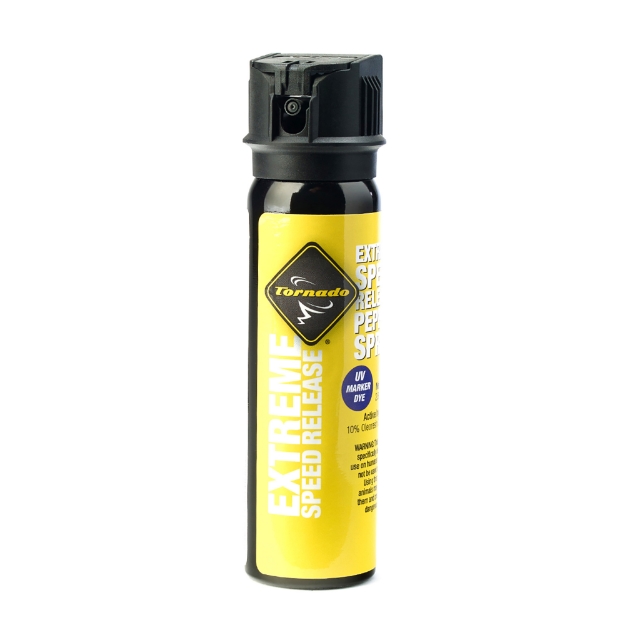 Picture of Tornado Personal Defense Extreme Pepper Spray - 80gm - w/UV Dye - Black TX0095