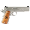 Picture of Tisas 1911 - Republic of Texas - Single Action Only - Semi-automatic - Metal Frame Pistol - Full Size - 45 ACP - 5" Barrel - Stainless Steel Frame - Silver - Texas Start G10 Grips - Novak Style Sights - 8 Rounds - 2 Magazines 10100514