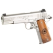 Picture of Tisas 1911 - Republic of Texas - Single Action Only - Semi-automatic - Metal Frame Pistol - Full Size - 45 ACP - 5" Barrel - Stainless Steel Frame - Silver - Texas Start G10 Grips - Novak Style Sights - 8 Rounds - 2 Magazines 10100514