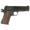 Picture of Tisas 1911A1 - Tank Commander - Single Action Only - Semi-automatic - Metal Frame Pistol - Commander - 45 ACP - 4.25" Barrel - Carbon Steel Frame - Cerakote Finish - Black - Checkered Wood Grips - Novak Style 3-Dot Sights - 7 Rounds - 2 Magazines 10100114