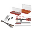 Picture of Tipton Ultra Cleaning Kit - Includes 3 Piece Stainless Steel Rod - Deluxe Bore Guide Kit - 13 Piece Ultra Jag Set with Case - 13 Piece Best Bore Brush Set with Case - 2 General Purpose Brushes - AR-15 Bolt Carrier and Action Brushes - 4 Polymer Cleaning Picks - Carry Case 554400