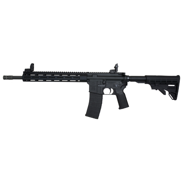 Picture of Tippmann Arms Company M4-22 Elite Bug Out - Semi-automatic Rifle - AR - 22 LR - 16" Barrel - Aluminum MLOK Handguard - Matte Finish - Black - Compact Bolt - Folding M4 Collapsible Stock - Front/Rear Flip Sights - 1 Magazine - 25 Rounds A101126