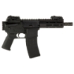 Picture of Tippmann Arms Company M4-22 Micro Compact - Semi-Automatic Pistol - AR - 22 LR - 7" Barrel - Aluminum MLOK Handguard - Matte Finish - Black - Picatinny Rear End - Front/Rear Flip Sights - 1 Magazine - 25 Rounds A101191