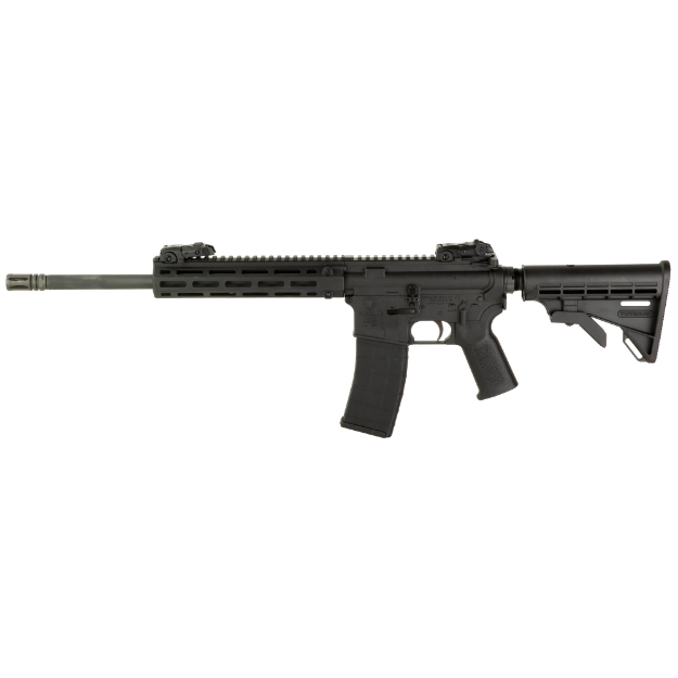 Picture of Tippmann Arms Company M4-22 Pro - Semi-automatic Rifle - AR - 22 LR - 16" Barrel - Composite MLOK Handguard - Matte Finish - Black - M4 Collapsible Stock - Front/Rear Flip Sights - 1 Magazine - 25 Rounds A101034