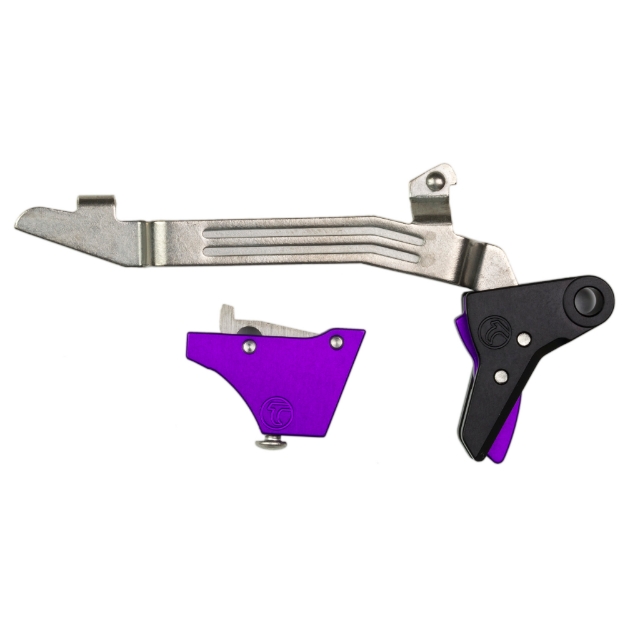 Picture of Timney Triggers Alpha Competition Trigger - Anodized Finish - Purple - Fits Gen 3 & Gen 4 - G17 - G19 - G22 - G23 - G34 ALPHA GLOCK 3-4 - PURPLE