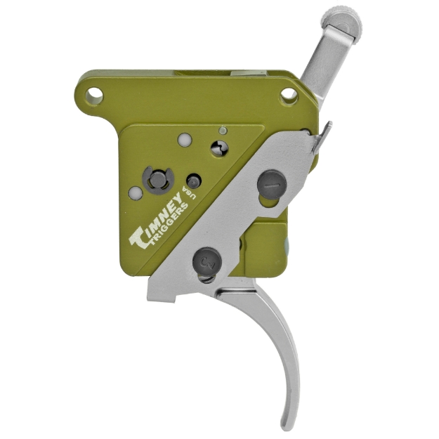 Picture of Timney Triggers Trigger - 1.5-4LBS Pull Weight - Fits Remington 700 With Safety - Adjustable - Thin Profile - Nickel Finish 512-V2THIN