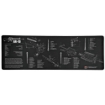Picture of TekMat AR-10 Rifle Mat - 12"x36" - Black - Includes Small Microfiber TekTowel - Packed In Tube TEK-R36-AR10
