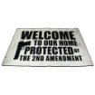 Picture of TekMat Door Mat - 2nd Amendment - Black - 25"x42" TEK-42-2AMENDMENT-U