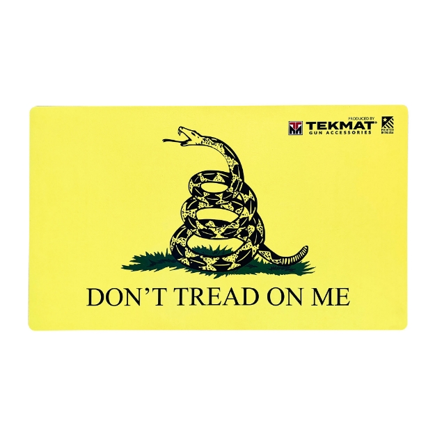 Picture of TekMat Door Mat - Don't Tread on Me - Yellow - 25"x42" TEK-42-TREAD