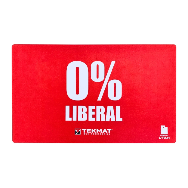 Picture of TekMat Door Mat - Zero Percent Liberal - Red - 25"x42" TEK-42-LIBERAL