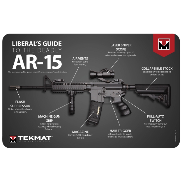 Picture of TekMat Liberal's Guide to the AR-15 - Cleaning Mat TEK-R17-AR15-MEDIA