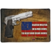 Picture of TekMat Original Mat - 2nd Amendment - Cleaning Mat - Thermoplastic Surface Protects Gun From Scratching - 1/8" Thick - 11"x17" - Tube Packaging - Black TEK-R17-2AMEND