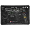 Picture of TekMat Pistol Mat For Glock - 3D Cut Away - 11"x17" - Black -  Includes Small Microfiber TekTowel - Packed In Tube TEK-R17-GLOCK-CA