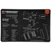 Picture of TekMat Pistol Mat For Glock Gen 5 - 11"x17" - Black - Includes Small Microfiber TekTowel - Packed In Tube TEK-R17-GLOCK-G5