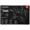 Picture of TekMat Sig P320 Pistol Mat - 11"x17" - Black - Includes Small Microfiber TekTowel - Packed In Tube TEK-R17-SIGP320