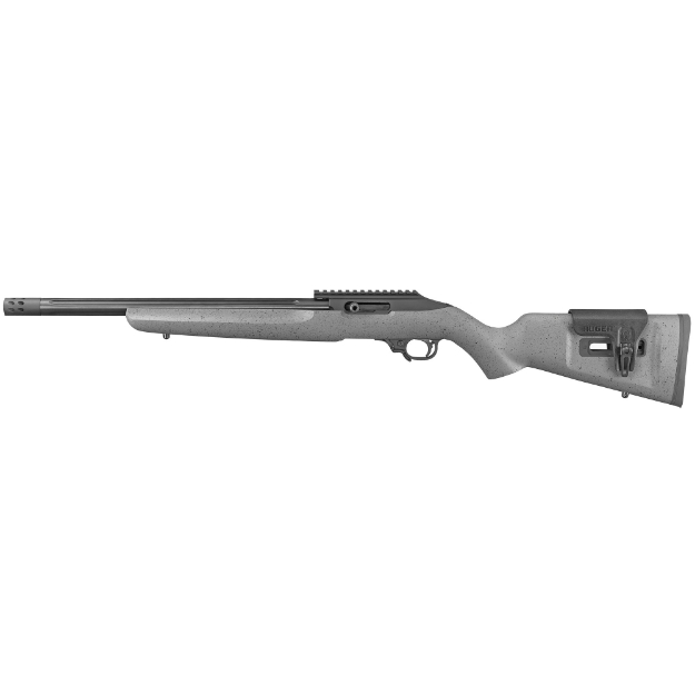 Picture of Ruger 10/22 - Semi-automatic - Rifle - 22 LR - 16.12" - Black - Gray - Synthetic Stock - 10 Round - Left Hand 31110