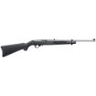 Picture of Ruger 10/22 Carbine - Semi-Automatic Rifle - 22 LR - 18.5" Barrel - Clear Satin Finish - Stainless Steel - Black Synthetic Stock - Adjustable Rear and Gold Bead Front Sight - 10Rd 01256