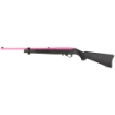 Picture of Ruger 10/22 Carbine - Semi-Automatic Rifle - 22 LR - 18.5" Barrel - Pink Cerakote Receiver and Barrel - Alloy Steel - Black Synthetic Stock - Adjustable Rear and Gold Bead Front Sight - 10 Round 01151