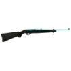 Picture of Ruger 10/22 Carbine - Semi-Automatic Rifle - 22 LR - 18.5" Barrel - Robin's Egg Blue Cerakote Receiver and Barrel - Alloy Steel - Black Synthetic Stock - Adjustable Rear and Gold Bead Front Sight - 10 Round 01151