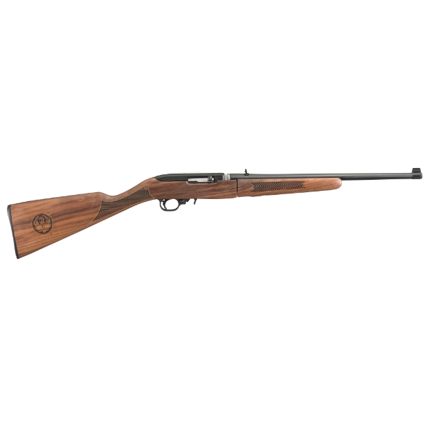 Picture of Ruger 10/22 Takedown - TALO - Semi-automatic - Rifle - 22 LR - 18.5" Barrel - Satin Finish - Black - Classic French Walnut Stock - Ruger Logo Engraving - Adjustable Rear/Bead Front Sights - 10 Rounds - 1 Magazine 21149