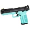 Picture of Ruger 57 - TALO Edition - Double Action - Semi-automatic - Polymer Frame Pistol - Full Size - 5.7X28MM - 4.94" Barrel - Turquoise Frame - Black Oxide Finish - Fiber Optic Front and Adjustable Rear Sights - Ambidextrous Manual Safety - 20 Rounds - 2 Magazines - Ambidextrous 16405