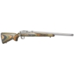 Picture of Ruger 77/17 - Bolt Action - 17 Hornet - 18.5" - Stainless Threaded Barrel - Green Mountain Laminate Stock - Right Hand - Scope Rings Included - 6Rd 07220