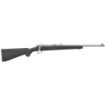 Picture of Ruger 77/357 - Bolt Action Rifle - 357 Magnum - 18.5" Threaded Barrel - 1/2X28 Threads - Stainless Finish - Synthetic Stock - Adjustable Rear Sight - Bead Front Sight - 5Rd 07419