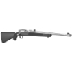 Picture of Ruger 77/357 - Bolt Action Rifle - 357 Magnum - 18.5" Threaded Barrel - 1/2X28 Threads - Stainless Finish - Synthetic Stock - Adjustable Rear Sight - Bead Front Sight - 5Rd 07419