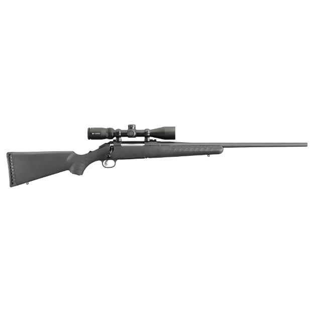 Picture of Ruger American - Bolt-Action Rifle - 243 Winchester - 22" Barrel - Matte Finish - Synthetic Stock - Black - with Vortex Crossfire II Scope - 3-9X40 BDC Reticle - 1 Magazine - 4 Rounds - Right Hand 16931