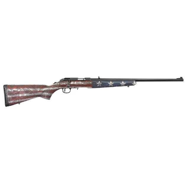 Picture of Ruger American - TALO - Bolt - Rifle - 17 HMR - 22" - American Flag - Wood - 9Rd 08386