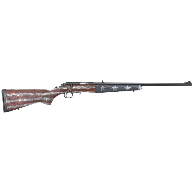 Picture of Ruger American - TALO - Bolt - Rifle - 22 LR - 22" - American Flag - Wood - 10Rd 08384