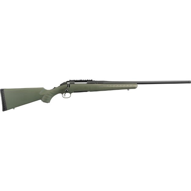 Picture of Ruger American Rifle Predator - Bolt-Action Rifle - 22-250 Rem - 22" Threaded Barrel - Matte Black Finish - Alloy Steel - Moss Green Composite Stock - 4Rd Rotary Magazine 06945