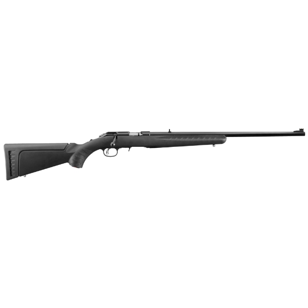 Picture of Ruger American Rimfire Standard - Bolt-Action Rifle - 17 HMR - 22" Barrel - Satin Blued Finish - Alloy Steel - Black Composite Stock - Adjustable Rear & Fiber Optic Front Sight - 9Rd 08311