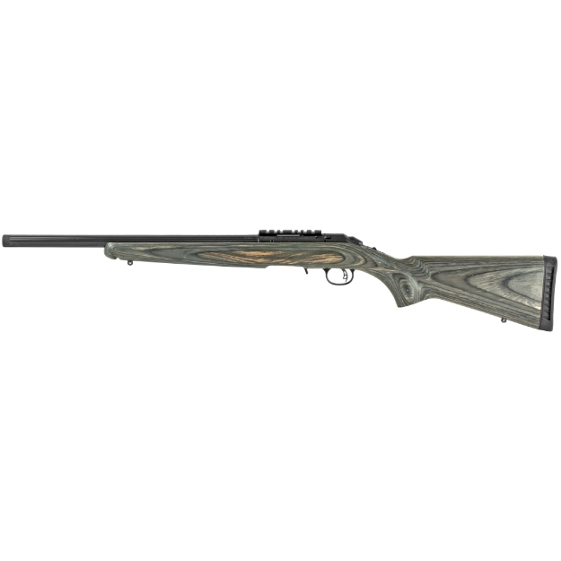 Picture of Ruger American Rimfire Target - Bolt Action - 17HMR - 18" Threaded Barrel - 1:9 Right Hand Twist - Satin Blued Finish - Alloy Steel - Black Laminate Stock - Flush Mounted Rotary Magazine - 9Rd 08350