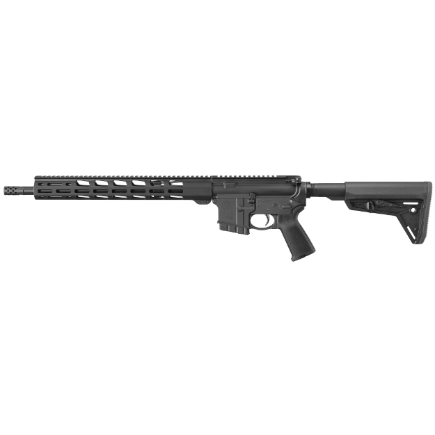 Picture of Ruger AR-556 - Multi-Purpose Rifle - Semi-automatic - 350 Legend - 16.38" Barrel - Black Anodized Finish - MOE SL Collapsible Stock - 1-5Rd Magazine - Magpul MOE Grip - 15" Free Floated Aluminum Handguard - Pistol Length Gas System 08532